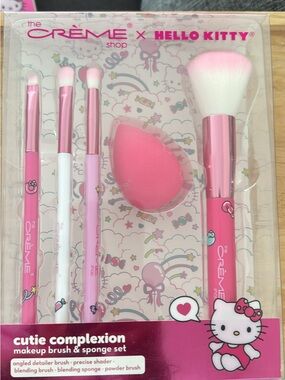 Brand New The Creme Shop x Hello Kitty Cutie Complexion Makeup a rush Sponge Set